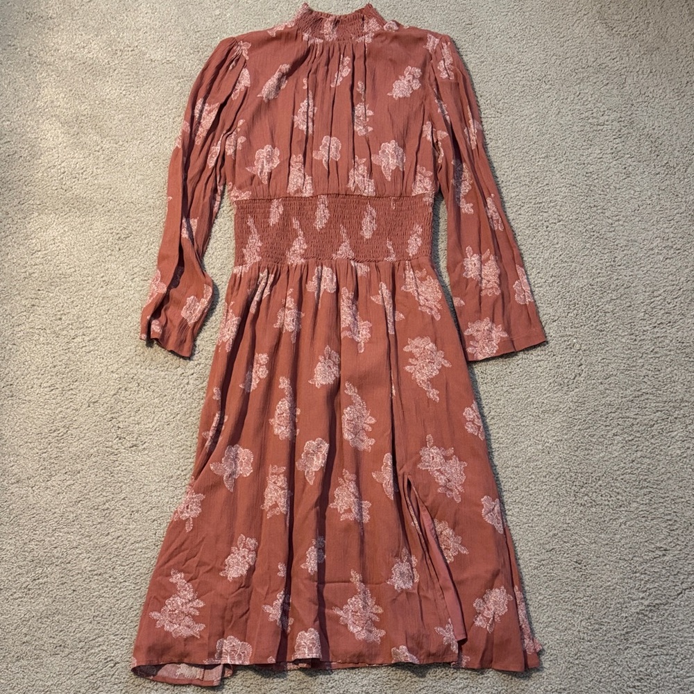 Lost + Wander Floral Long Sleeve Dress in Sz M